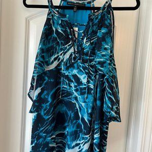 BRAND NEW WHITE HOUSE BLACK MARKET LACE UP HALTER SIZE 8